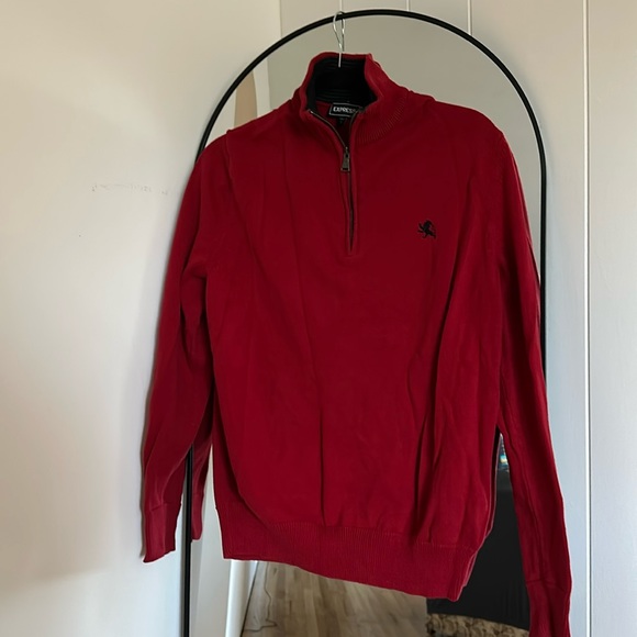 Men’s Quarter Zip Sweater - Picture 1 of 2
